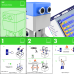 Набор Электронных компонентов для сборки программируемого робота Отто DIY Arduino